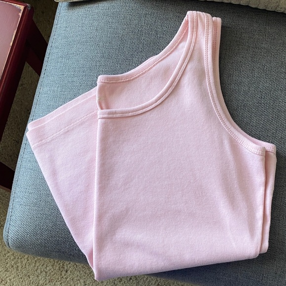 Eddie Bauer Pink ribbed  Tank Top - Picture 1 of 4